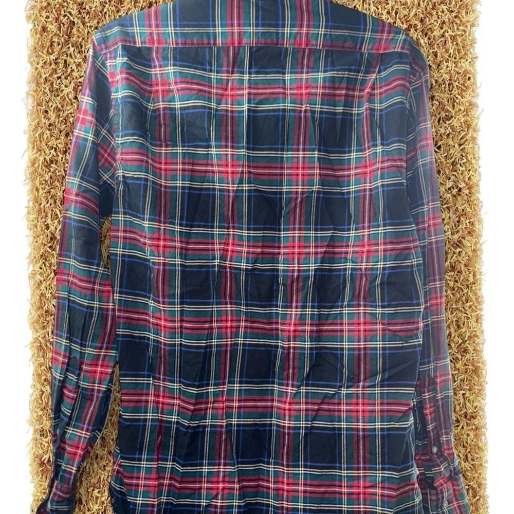 Women’s Sz M Polo by Ralph Lauren Multicolor Plaid Shirt - Picture 3 of 3